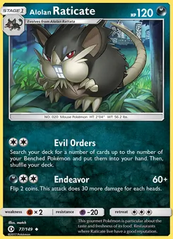 Alolan Raticate #77