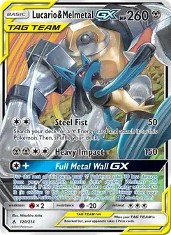 Lucario & Melmetal GX #120