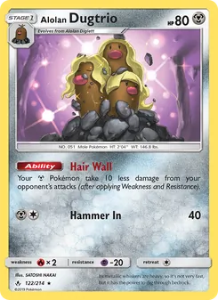 Alolan Dugtrio #122