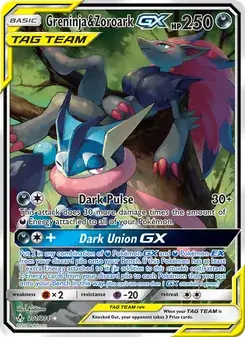 Greninja & Zoroark GX #201
