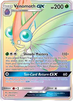 Venomoth GX #216
