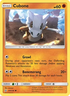 Cubone #105