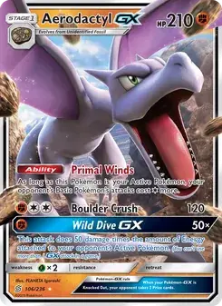 Aerodactyl GX #106