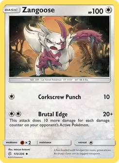 Zangoose #173