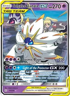Solgaleo & Lunala GX #75