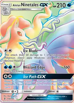 Alolan Ninetales GX #150