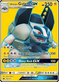 Alolan Golem GX #102
