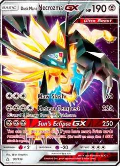 Dusk Mane Necrozma GX #90