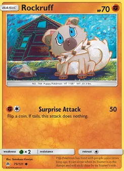 Rockruff #75