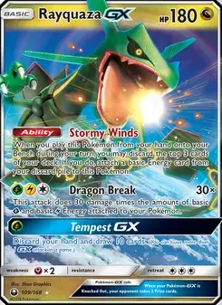 Rayquaza GX #109