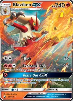 Blaziken GX #28