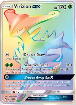 Virizion GX #217
