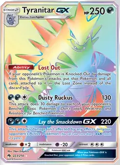 Tyranitar GX #223