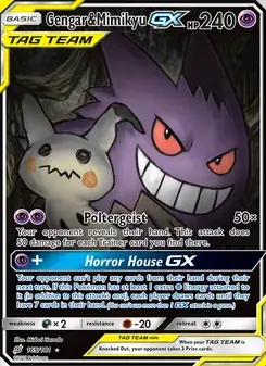 Gengar & Mimikyu GX #165