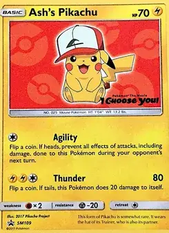 Ash's Pikachu #SM109