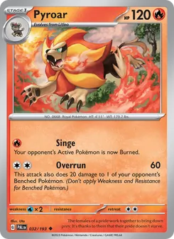Pyroar #032