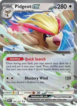 Pidgeot ex #164