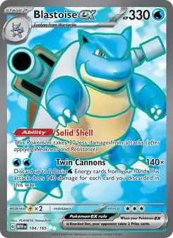 Blastoise ex #184
