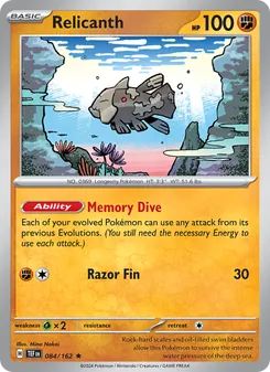 Relicanth #084