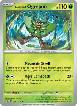 Teal Mask Ogerpon #024