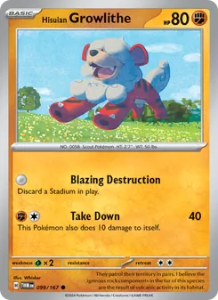 Hisuian Growlithe #099