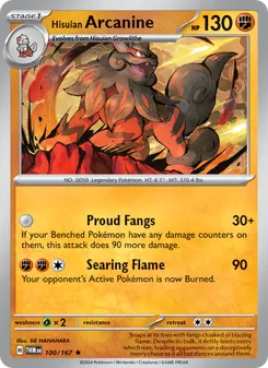 Hisuian Arcanine #100