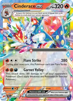 Cinderace ex #028
