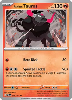 Paldean Tauros #018