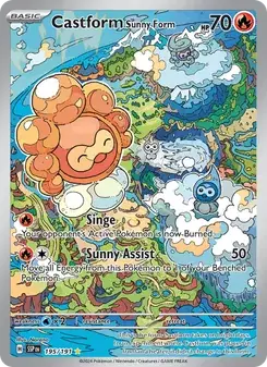 Castform Sunny Form #195