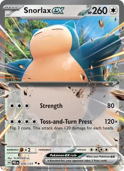 Snorlax ex #076