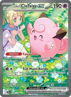 Lillie's Clefairy ex #184