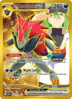 N's Zoroark ex #189