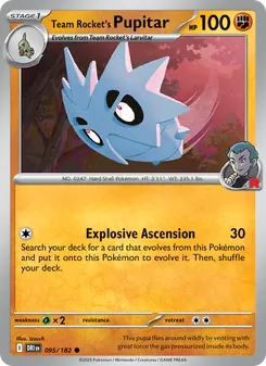 Team Rocket's Pupitar #095