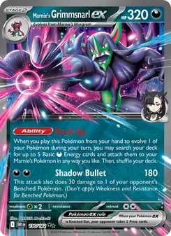 Marnie's Grimmsnarl ex #136