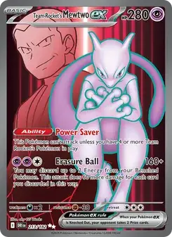 Team Rocket's Mewtwo ex #213