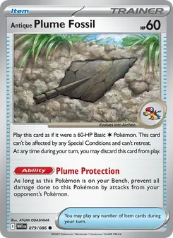 Antique Plume Fossil #079