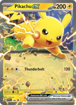 Pikachu ex #106
