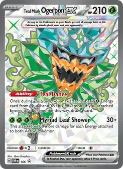 Teal Mask Ogerpon ex #166
