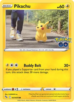 Pikachu #027