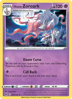 Hisuian Zoroark #076