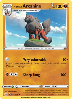 Hisuian Arcanine #084