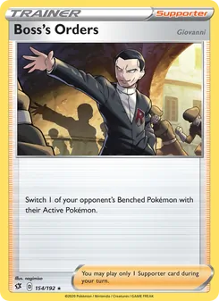 Boss's Orders (Giovanni) #154