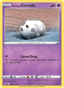 Galarian Corsola #78