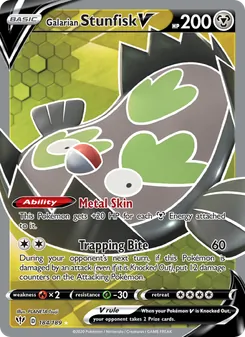 Galarian Stunfisk V #184