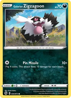 Galarian Zigzagoon #35