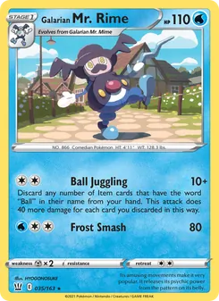 Galarian Mr. Rime #35