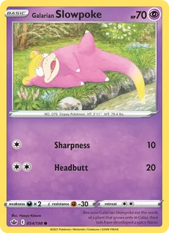 Galarian Slowpoke #54