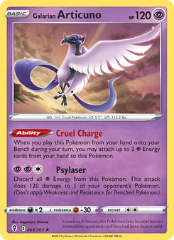 Galarian Articuno #63