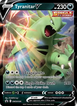 Tyranitar V #SWSH109