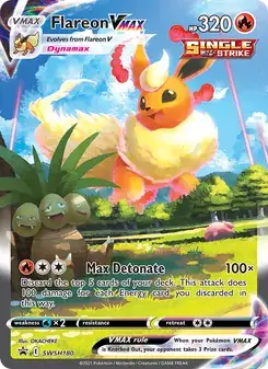 Flareon VMAX #SWSH180